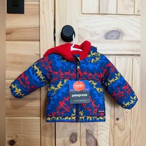 NWT Patagonia Baby Reversible Tribbles Hoody Jacket Baby 3 months (fits bigger)